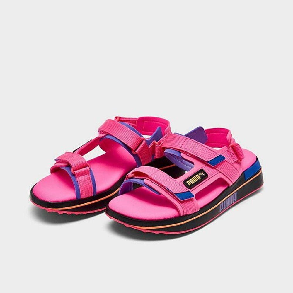 Women's Pink Puma Platform sandal size 8.5 brand new with box - Picture 3 of 5